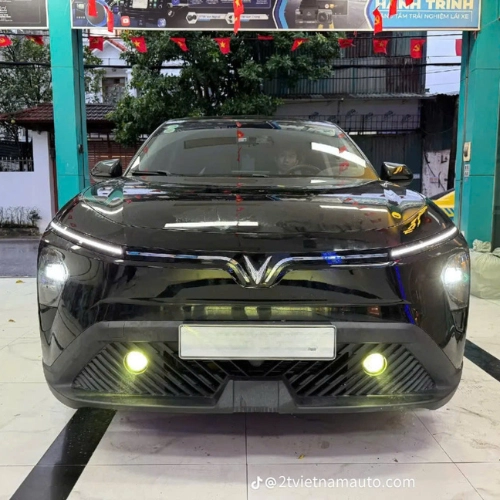 Độ bi gầm Vinfast Limo Green tăng sáng chuẩn zin theo xe 16