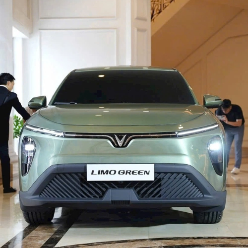 Độ bi gầm Vinfast Limo Green tăng sáng chuẩn zin theo xe 5