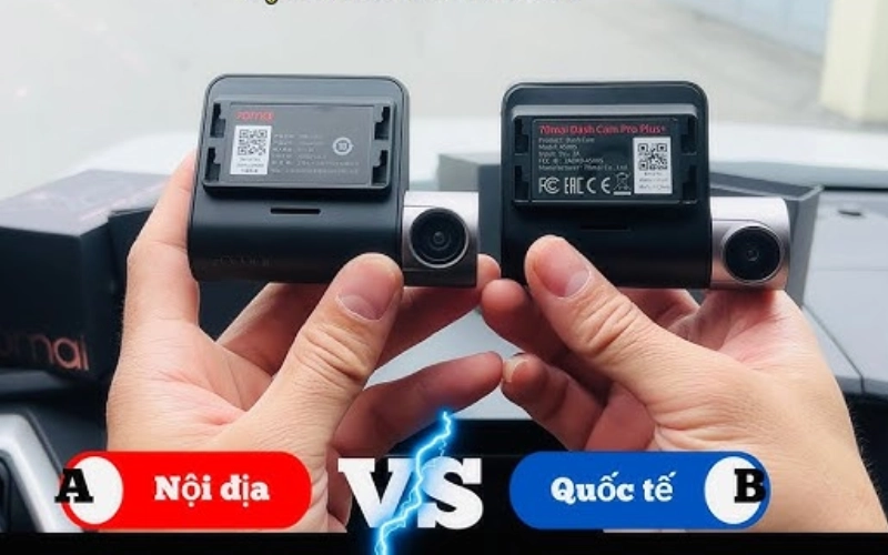 Lắp Camera hành trình 70mai A500S cho Vinfast Limo Green 13 Cách phân biệt 2 phiên bản A500S nội địa và quốc tế