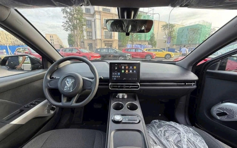 Vô lăng xe Limo Green không được trang bị sẵn cụm phím điều khiển chức năng