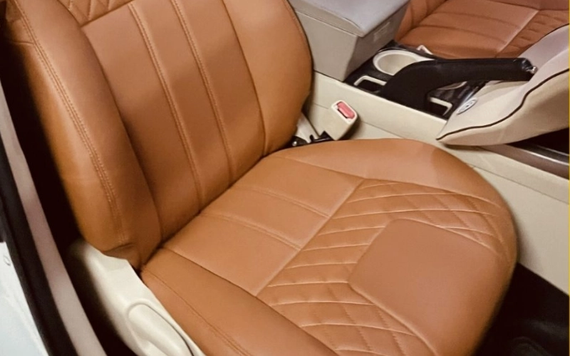 Lựa chọn màu sắc khi bọc ghế da công nghiệp cho VinFast Limo Green