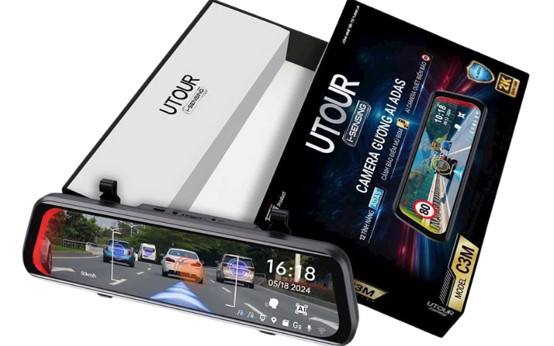 Gương điện tử AI ADAS UTOUR C3M dành cho Limo Green