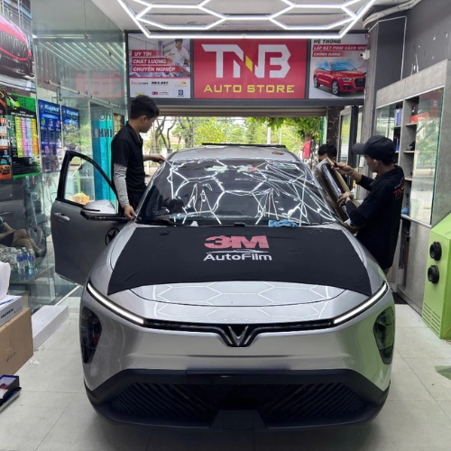 Dán phim cách nhiệt 3M xe Limo Green chính hãng 13