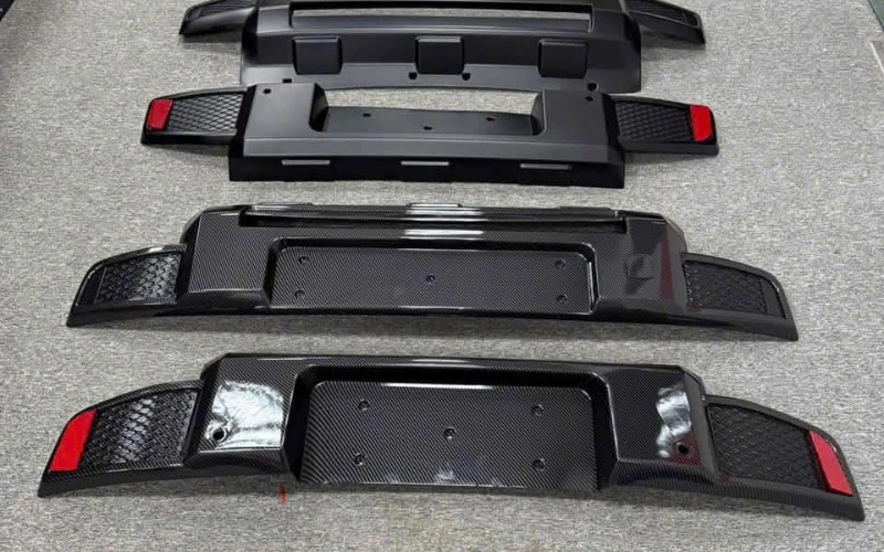 Các mẫu ốp cản trước sau Limo Green phổ biến 