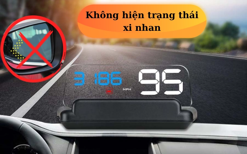 Màn hình HUD không hiện trạng thái xi nhan