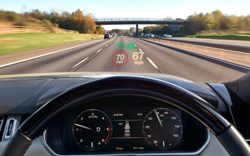 Màn hình HUD bị giật, lắc khi xe chạy tốc độ cao