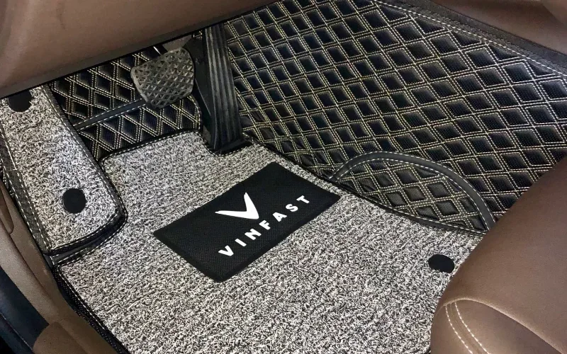 Top 4 loại thảm lót sàn xe VinFast Limo Green đáng mua 2 Thảm lót sàn 5D cho VinFast Limo Green được cấu tạo từ nhiều lớp