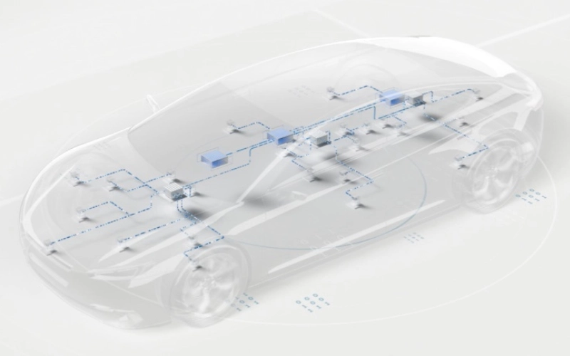 VinFast Limo Green sử dụng kiến trúc Zonal E/E giúp tối ưu hóa khả năng xử lý dữ liệu, giảm độ phức tạp trong thiết kế điện và tăng độ ổn định hệ thống