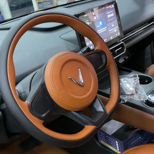 Khâu vô lăng Limo Green cao cấp, đa dạng chất liệu 5