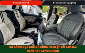 Nên bọc ghế da công nghiệp hay Simili cho xe Limo Green