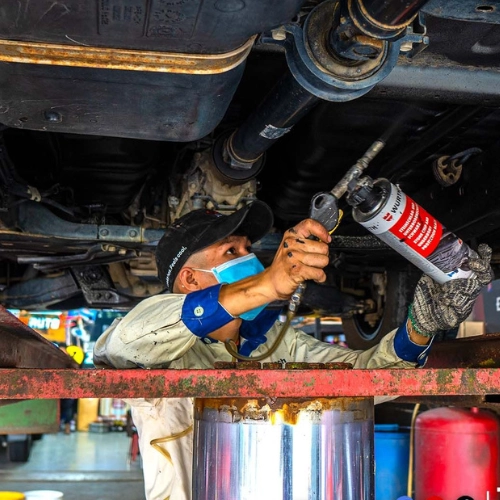 Phủ gầm VinFast Limo Green chống gỉ sét va đập 2