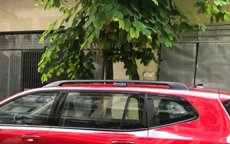 Hệ thống thanh dọc VinFast Limo Green giúp sức nặng được trải đều, tránh tình trạng biến dạng mui hoặc ảnh hưởng đến kết cấu khi chở đồ nặng