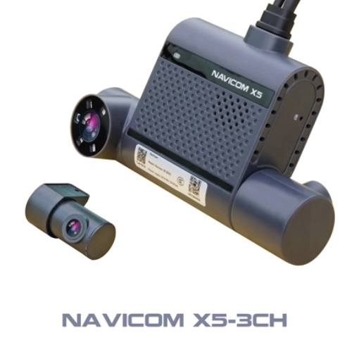 Camera hành trình nghị định 10 cho xe Limo Green 3 Camera hành trình trước trong và sau xe Navicom X5-3CH