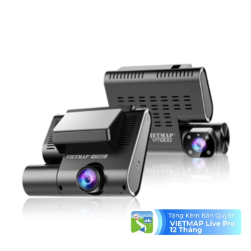 Camera hành trình nghị định 10 cho xe Limo Green 5 Camera hành trình VIETMAP VM300 (Trước & Trong xe)