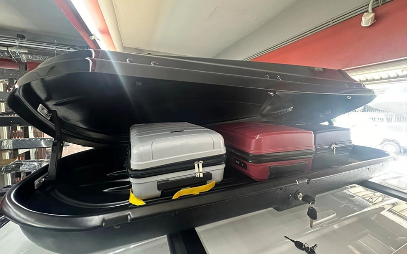 Cốp nóc Limo Green đem đến khả năng chứa đồ vượt trội 3 - 5 vali cỡ trung