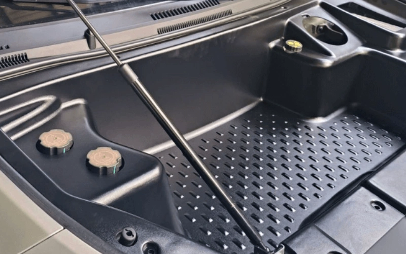 Cốp trước nhựa hay Composite cho Vinfast Limo Green? 1 Cốp trước nhựa Vinfast Limo Green thường được làm từ ABS, PP nguyên sinh hoặc nhựa tái chế