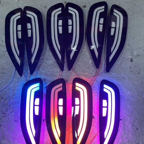 Lắp Led cản sau Vinfast Limo Green - Đa dạng màu, lắp zin 4 Lắp Led cản sau Vinfast Limo Green đa dạng màu lắp zin 4