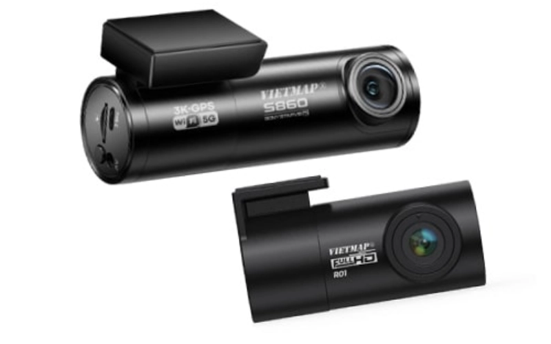 Camera trước của VIETMAP S860 đạt độ phân giải 3K 1944p, sử dụng cảm biến Sony Starvis 2 IMX675