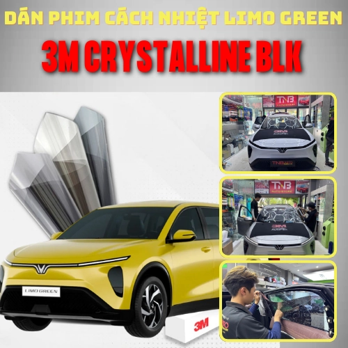 Dán phim cách nhiệt 3M BLK Vinfast Limo Green chính hãng 1