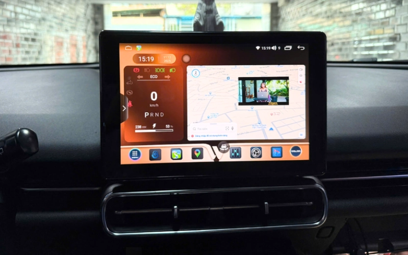 Dấu hiệu nhận biết lỗi đơ màn hình trung tâm VinFast Limo Green