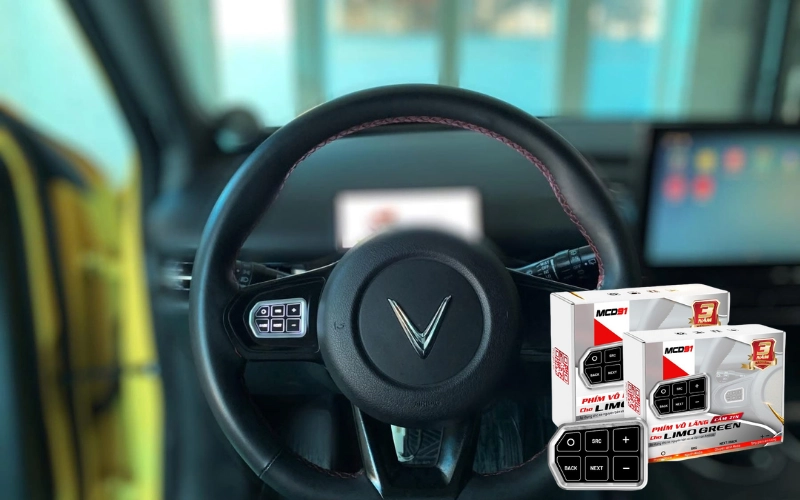 Lắp cụm phím vô lăng cho VinFast Limo Green, chủ xe nên ưu tiên các thương hiệu uy tín được thiết kế riêng đảm bảo độ tương thích và độ bền trong quá trình sử dụng