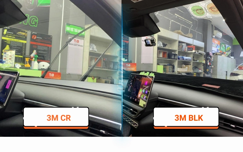 So sánh chi tiết phim cách nhiệt 3M CR và CR BLK theo từng tiêu chí