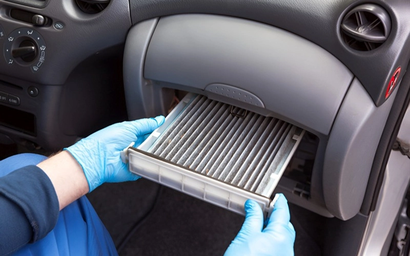 Dấu hiệu nhận biết lọc gió điều hòa Vinfast Limo Green đã cần thay