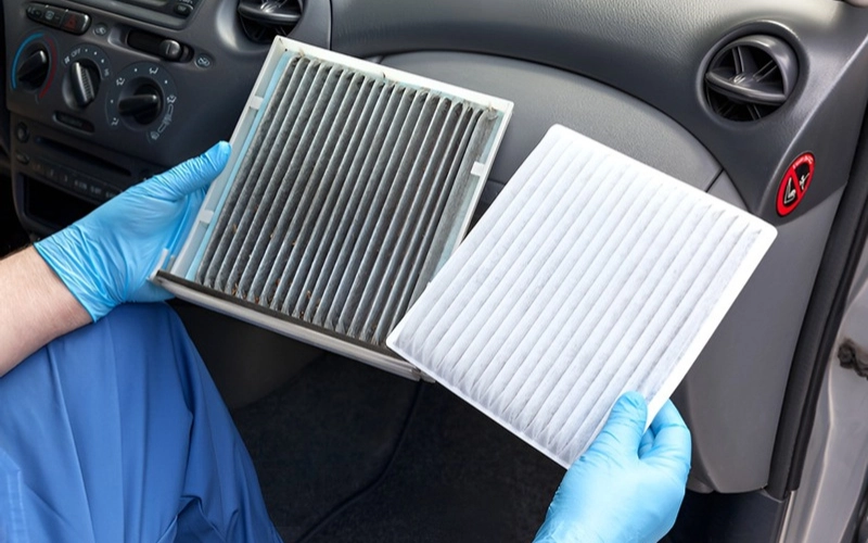 Kiểm tra vệ sinh lọc điều hòa xe Vinfast Limo Green nên thực hiện mỗi 5.000 - 7.000 km hoặc 6 tháng/lần và thay mới sau 15.000 - 20.000 km hoặc sau 12 tháng sử dụng