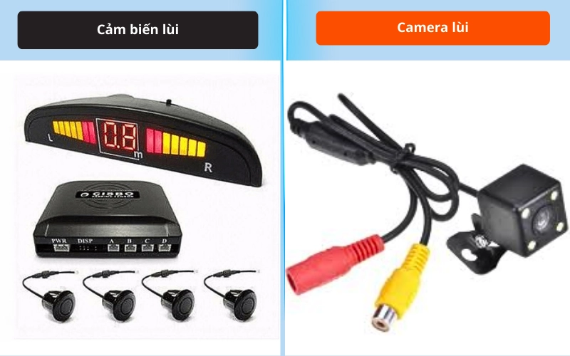 Xe Vinfast Limo Green nên lắp camera lùi và cảm biến lùi? 12 So sánh camera lùi và cảm biến lùi cho VinFast Limo Green