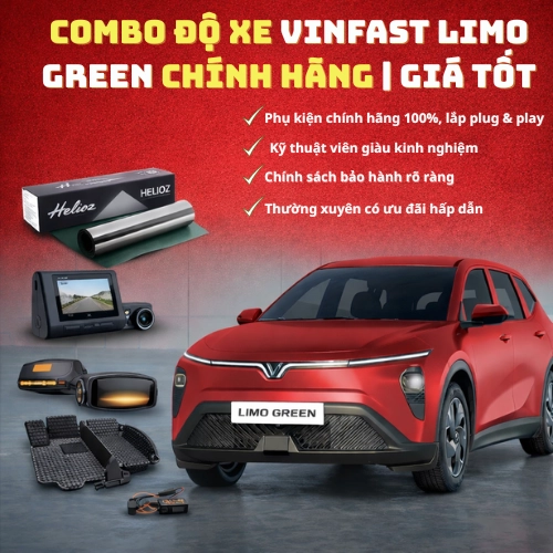 Combo độ xe Vinfast Limo Green chính hãng 4