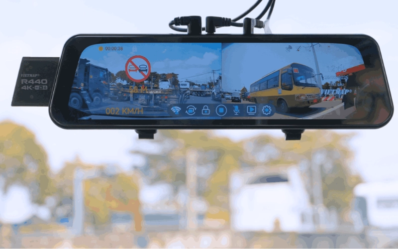 Camera gương điện tử VIETMAP R440 cho VinFast Limo Green