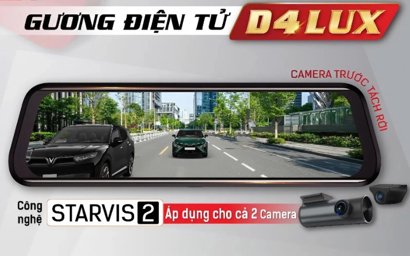 Camera gương điện tử MCD91 D4LUX cho VinFast Limo Green