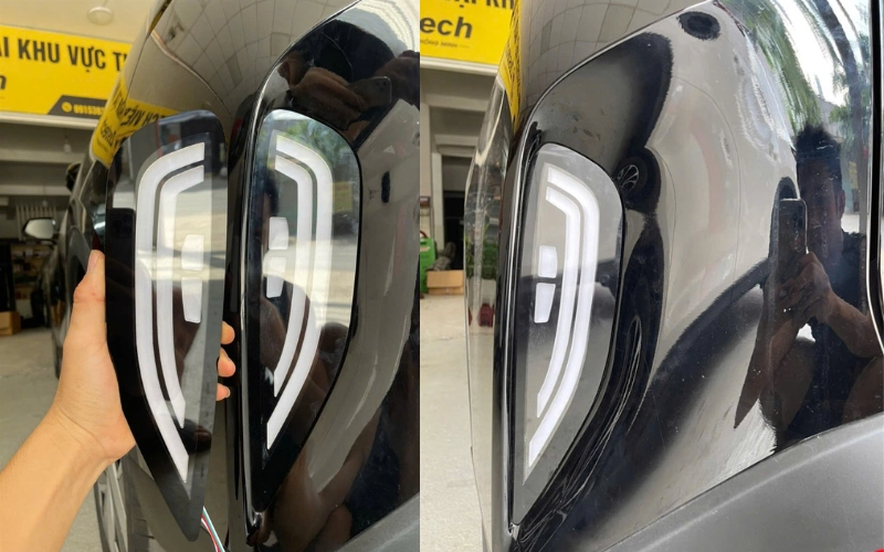 Lưu ý khi lắp LED cản sau cho VinFast Limo Green