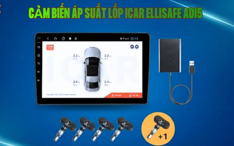 Cảm biến áp suất lốp ICAR Ellisafe ADI5 cho Limo Green