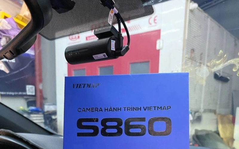 Camera hành trình VIETMAP S860 cảnh báo tốc độ toàn quốc chính xác